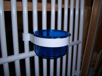 Dog Crate PVC Pet Bowl Strap 